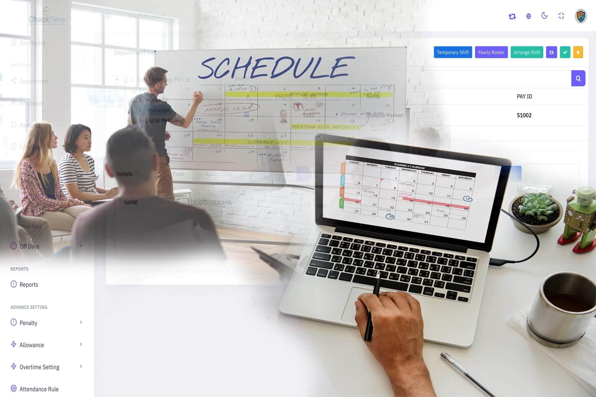 Rosters & scheduling